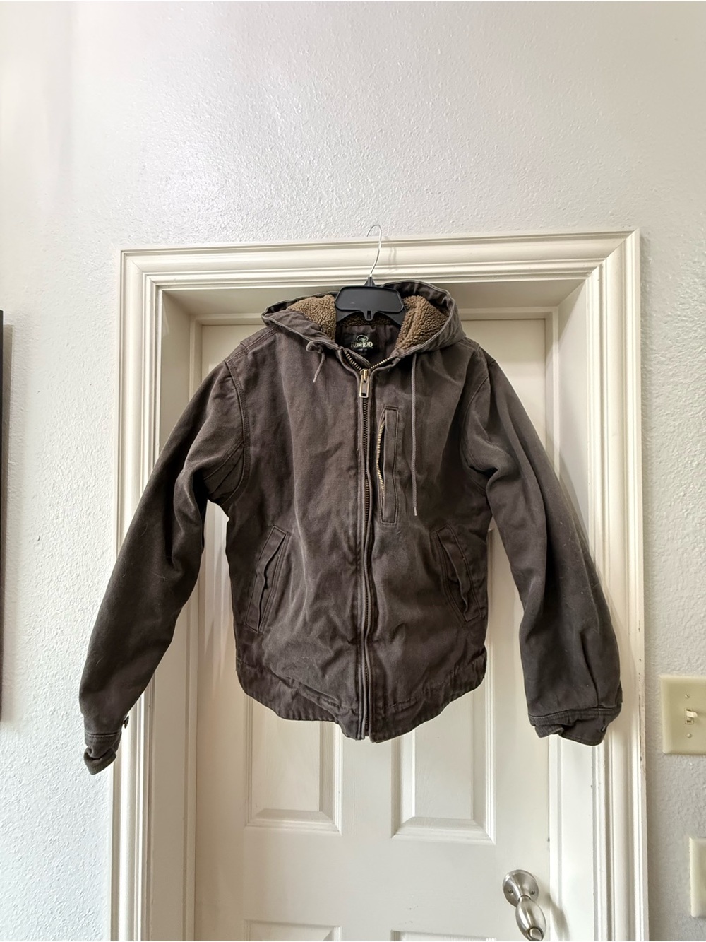 RedHead Brown Hooded Puffer Jacket for Kids
